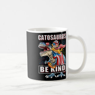Catosaurus Funny Cat Dinosaur Meowica Coffee Mug