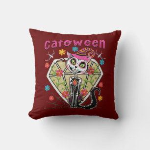 Catoween Halloween Cushion