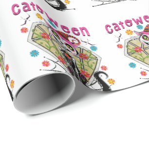 Catoween Halloween Wrapping Paper