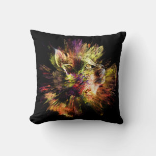 Catplosion Colour explosion with a Kitty Cushion
