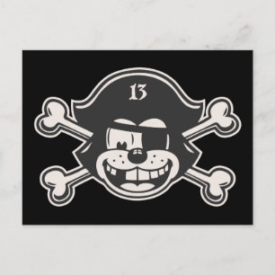 Catptain 13 postcard