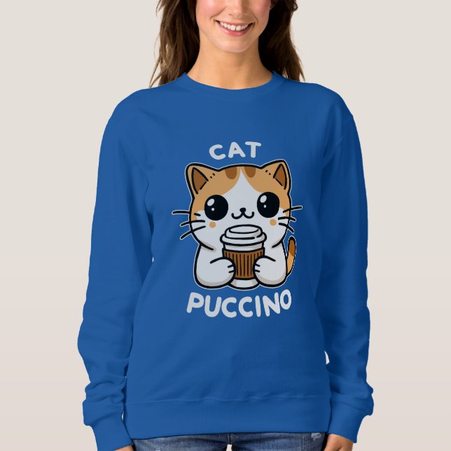Catpuccino 2 sweatshirt (Front)