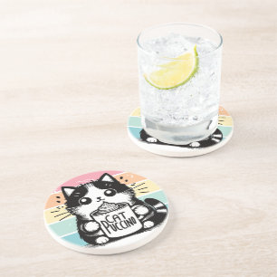 Catpuccino 3 coaster