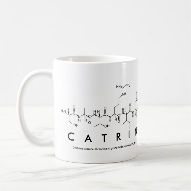 Catrin peptide name mug (Left)