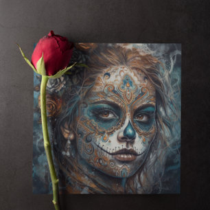 Catrina Azul Invitation