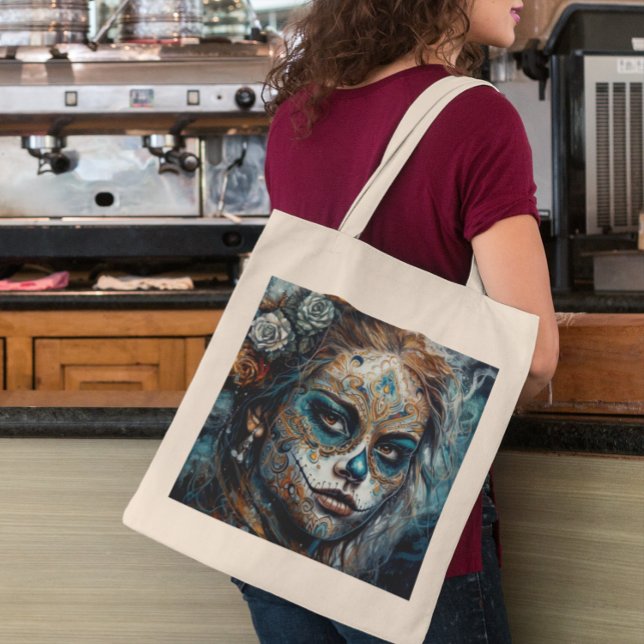Catrina Azul Tote Bag (Creator Uploaded)