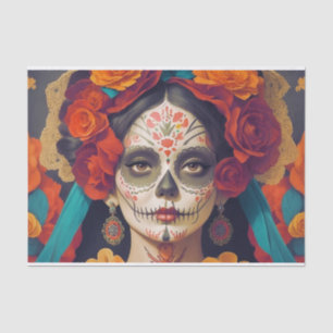 Catrina Day Of The Dead 1 Decoupage Tissue Paper