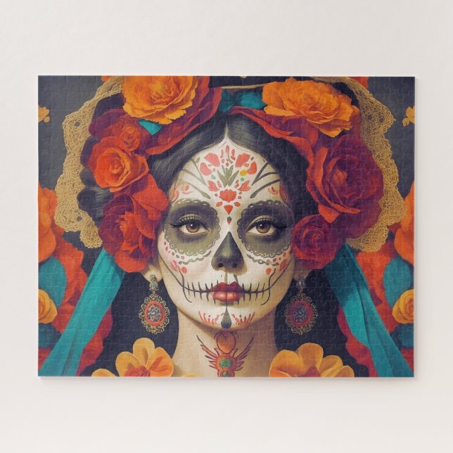 Catrina Day Of The Dead 1 Jigsaw Puzzle (Horizontal)