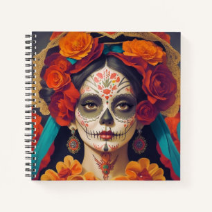 Catrina Day Of The Dead 1 Notebook