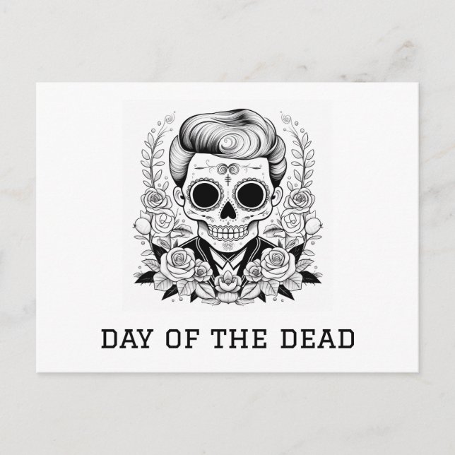 Catrina - Day of the Dead Holiday Postcard (Front)