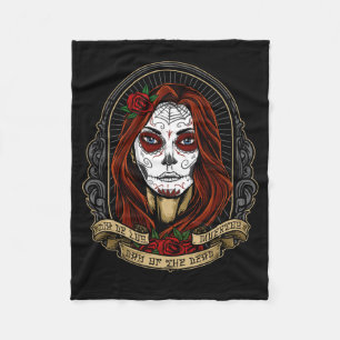 Catrina Day Of The Government Agencyd _ Camiseta Fleece Blanket