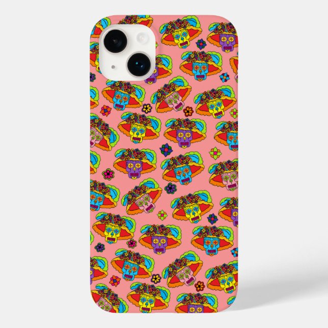 Catrina Sugar Skull Case-Mate iPhone Case (Back)