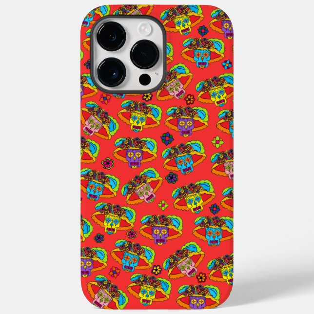 Catrina Sugar Skull Case-Mate iPhone Case (Back)