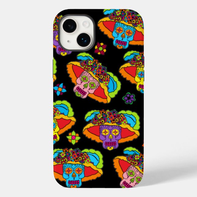 Catrina Sugar Skull Case-Mate iPhone Case (Back)