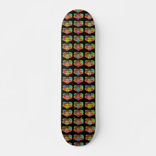 Catrina Sugar Skull Skateboard