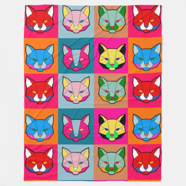 Catrix Fleece Blanket (Front)