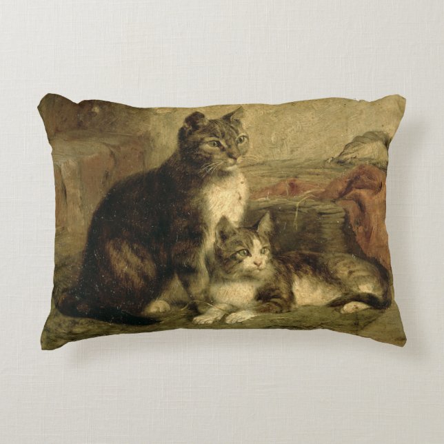 Cats, 1883 decorative cushion (Front)