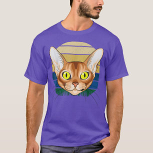 Cats 365 Abyssinian Cat Retro  T-Shirt