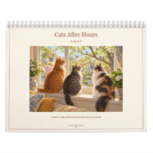Cats After Hours 2027 Cosy Cat Calendar
