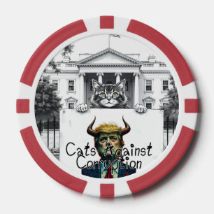 Cats Against Corruption  Poker Chips