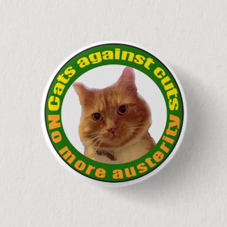 Cats Against Cuts 3 Cm Round Badge