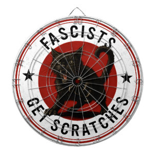 Cats Against Fascists Dartboard