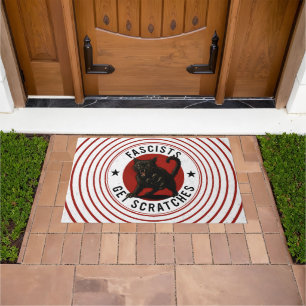 Cats Against Fascists Doormat