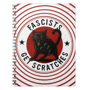 Cats Against Fascists Notebook