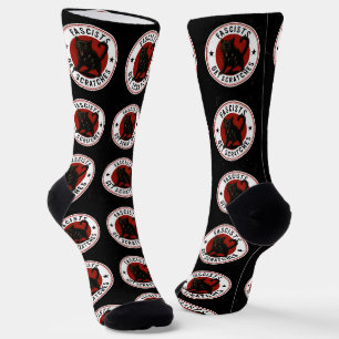 Cats Against Fascists Socks