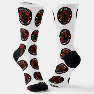 Cats Against Fascists Socks