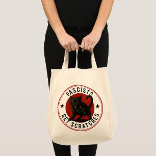 Cats Against Fascists Tote Bag