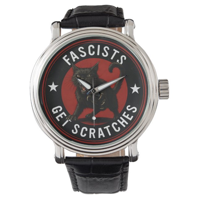 Cats Against Fascists Watch (Front)