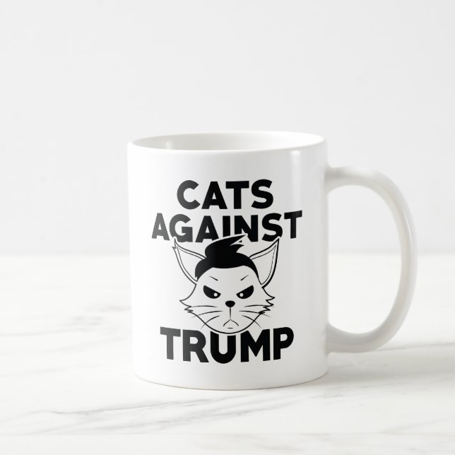 Cats Against Trump Coffee Mug (Right)