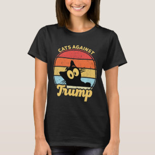 Cats Against Trump Funny Anti Trump 2020 Election T-Shirt