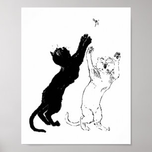 Cats, Alexandre Steinlen Poster