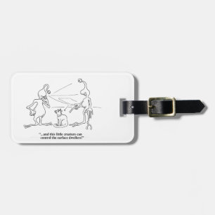 Cats and Aliens Luggage Tag