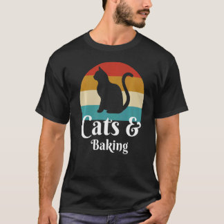 Cats And Baking Baker  T-Shirt