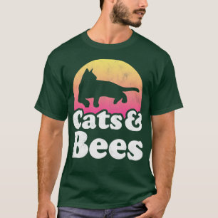 Cats and Bees Gift for Men, Women Kids T-Shirt