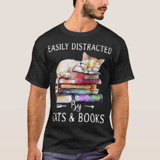 Cats and books 1 T-Shirt