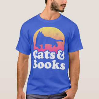 Cats and Books Gift T-Shirt