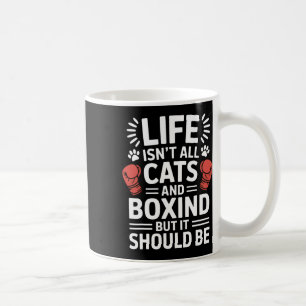 Cats And Boxing Funny Boxing Coffee Mug