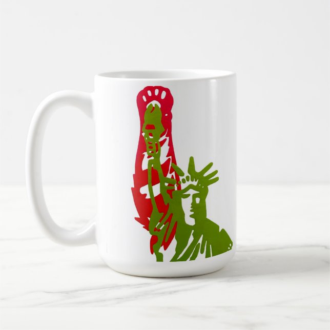 Cats and Cat Parents for Kamala Harris! Coffee Mug (Left)