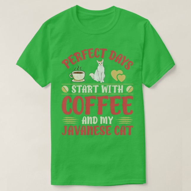 Cats And Coffee 3 T-Shirt (Design Front)