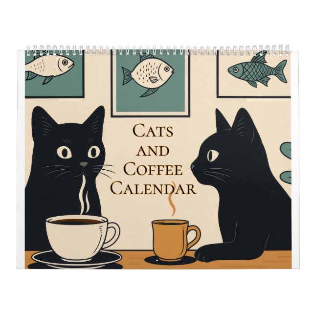 Cats and Coffee Calendar (Cover)