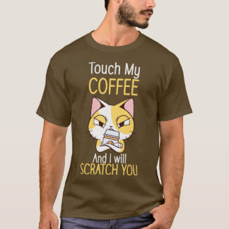 Cats And Coffee Cat Lover Coffee Lover T-Shirt