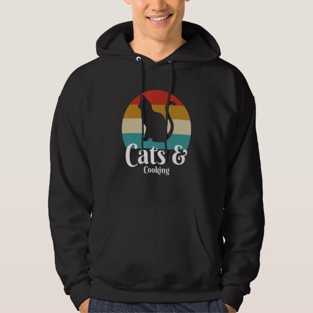 Cats And Cooking Hoodie (Front)