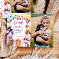 Cats and Dogs Kitten Puppy Party Pawty Birthday