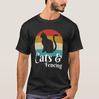 Cats And Fencing T-Shirt