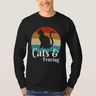 Cats And Fencing T-Shirt