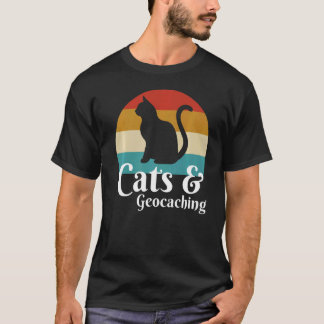 Cats And Geocaching  T-Shirt